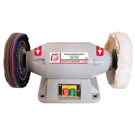 Touret à polir D. 200 mm 230 V - 900 W DSM200PS-230V - Holzmann