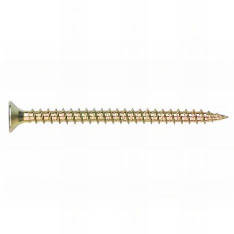 100 vis à bois PZ3 tête fraisée 6 x 90 mm bichromaté - TPPO60090 - Index