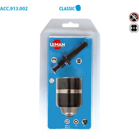 Mandrin auto-serrant + adptateur SDS+/SPIT - 913.002 - Leman (1/3)