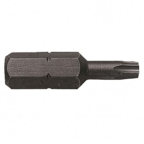 Embout de vissage série 1/4" 25 mm - Torx T10 - Percé - 51505TR - Leman (1/2)
