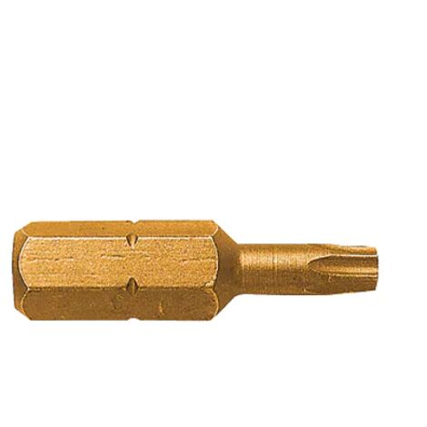 Boite de 15 Embouts de vissage série 1/4''- TORX® TITANE Classic T15 Long. 25mm (1/2)
