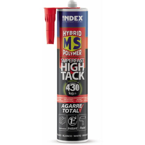 12 adhésifs hyprid MS polymer et superfast high tack - 290 ml - blanc (1/2)