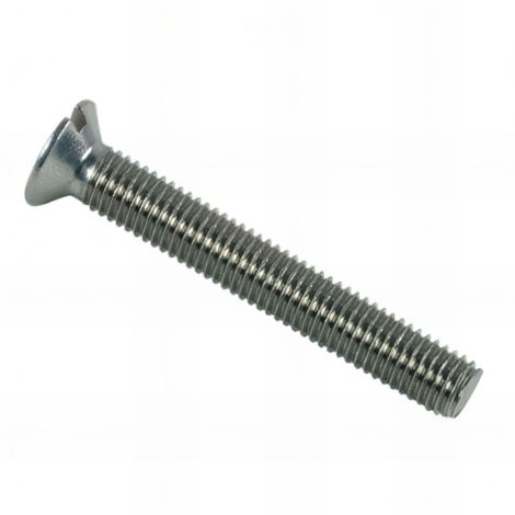 Vis métaux tête fraisée Fendue 4 x 12 mm INOX A2 - Boite de 200 pcs - Fixtout VMFF04012A2 (1/2)