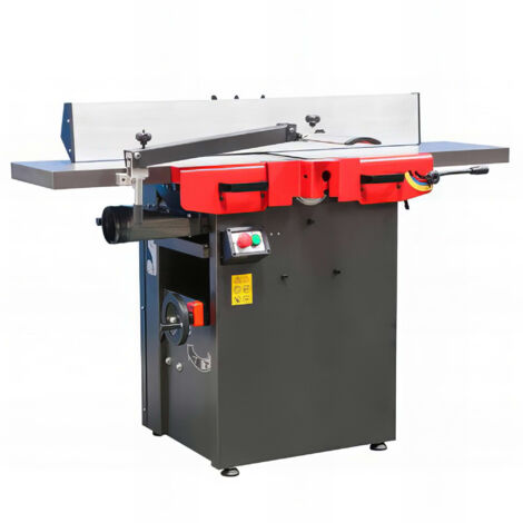 Dégauchisseuse-raboteuse 250 mm – Puissance 2000 W – Longueur table 1050 mm – Diamètre arbre 75 mm – Vitesse d'avance 4,8 m/min – Holzprofi