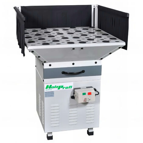 Table aspirante 1320 m³/h – Moteur 750 W – Bac de ramassage avec filtre plissé – Pour ponçage bois dur – Holzprofi (1/4)