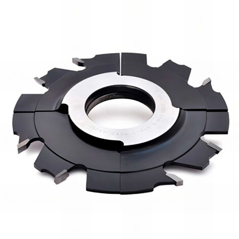 Fraise à rainer extensible HM D 160mm – Hauteur 5/10mm – Alésage 50mm – 4+4 dents pour fraisage précis dans bois dur – Forézienne - FRAI0256