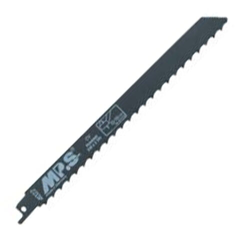 5 lames scie sabre cv dents fraisées avoyées 230x19x1,2mm-8,5mm