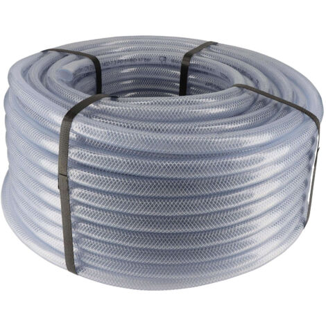 Tuyau flexible aspiration 50m - Tuyau spiralé PVC - Renforcé fil polyester - Tuyau liquide alimentaire - Fabrication française mm de diamètre - Diamètre 12,50mm (diamètre) mm (1/3)