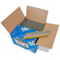 Tacwise – Boîte de 3300 clous annelés extra galvanisés 2,8 x 50 mm – Pour fixation bois extérieur – Compatibles cloueurs pneumatiques 34°