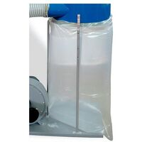 Lot de 10 sacs de récupération plastique à copeaux – Dimensions D. 500 mm x L. 1400 mm – Matériau renforcé pour étanchéité à la poussière – Jean L'Ebeniste
