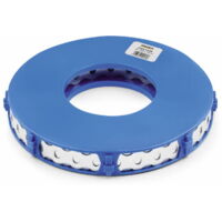 Index – Bande perforée courbée en acier inoxydable A2 10M – Résistante et flexible pour applications industrielles – Diamètre de serrage 17mm