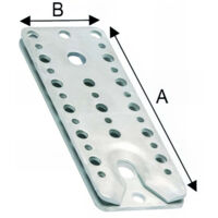 Connecteur invisible RICON-S 140/60 EK (L x l) 140 x 60 mm - AL-137K146 - Alsafix