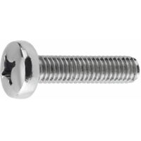 250 vis métrique PH2, tête cylindrique bombée M4 x 40 mm DIN-7985 zingué - T9850440Z - Index