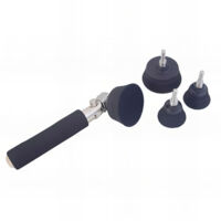 Gouge de ponçage orientable pour tour à bois – Kit complet avec disques auto-adhérents D. 50/75 mm – Efficacité accrue pour ponçage rapide – Holzprofi