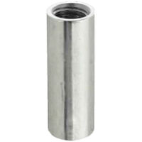 100 Manchons Cylindriques acier zingués blanc - Longueur 30 mm mm - Diamètre 7 mm mm