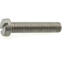 100 Vis métaux tête cylindrique fendue DIN84 A2 diamètre 5 mm - Longueur 30 mm mm - Diamètre 5 mm