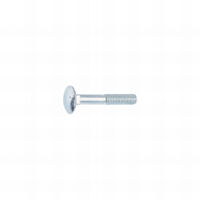 100 Vis tête ronde collet carré Zinguee - diamètre 8 mm - Longueur 70 mm mm - Diamètre 8 mm