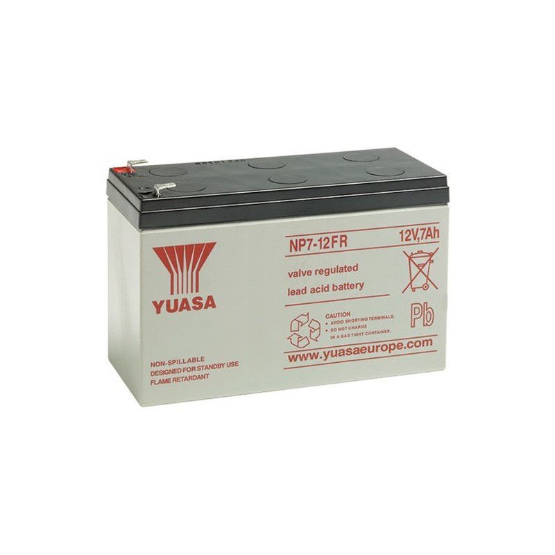 BATTERIE PLOMB ETANCHE ENERSYS NP7-12 petites cosses - 12V 7Ah