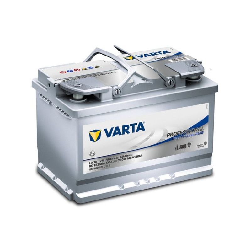 Batterie décharge lente AGM Varta LA70 12v 70ah