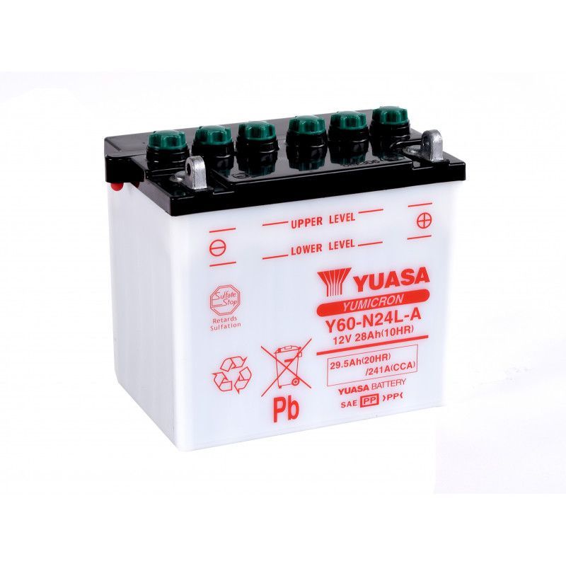 Batterie moto Yuasa Yumicron 12V / 5Ah avec entretien YB5L-B