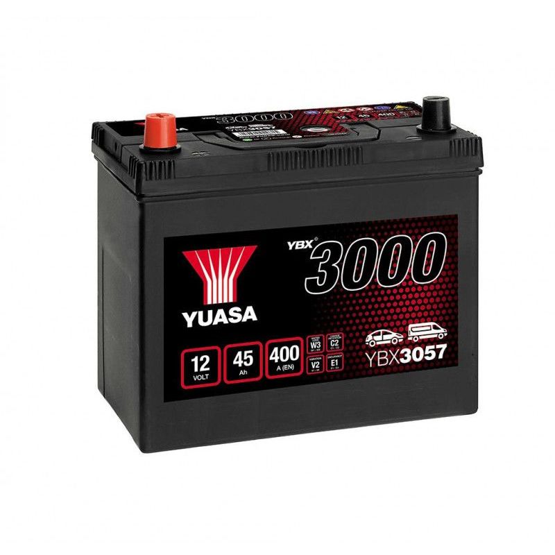 Batterie Yuasa SMF YBX3057 12V 45ah 400A