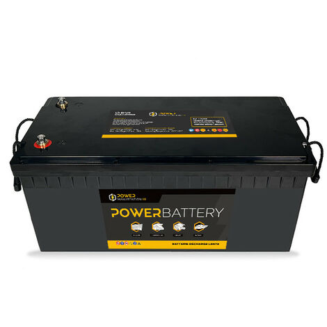 Batterie LITHIUM Fer Phosphate (LiFePO4) 12.8V 200ah Power Battery