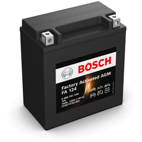 Batterie moto Bosch FA124 YTX16-BS 12V 14AH 230A