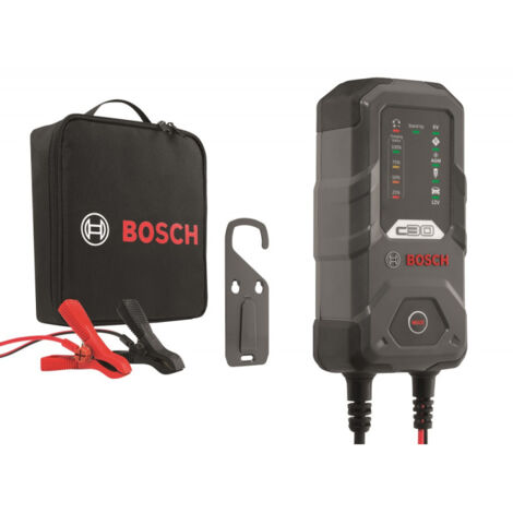 Bosch – Chargeur de batterie moto 12V 3.8A – Compatible plomb-acide 6V-12V – Protection IP65 contre l'eau et la poussière – Charge automatique (1/4)
