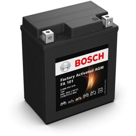Batterie moto Bosch FA101 YTX7L-BS 12V 6AH 85A
