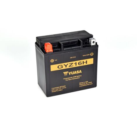 Batterie moto YUASA GYZ16H 12V 16.8AH 240A