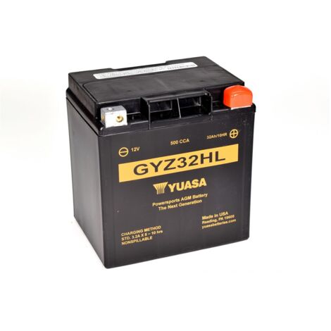 Batterie moto YUASA GYZ32HL 12V 33.7AH 500A (1/3)