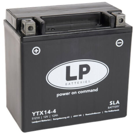 Batterie moto Landport AGM YTX14-4 YTX14-BS SLA 12v 10ah 180A