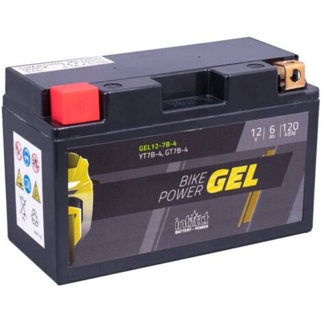 Batterie moto POWER Bike GEL YT7B-BS 12v 6ah 120A (1/4)
