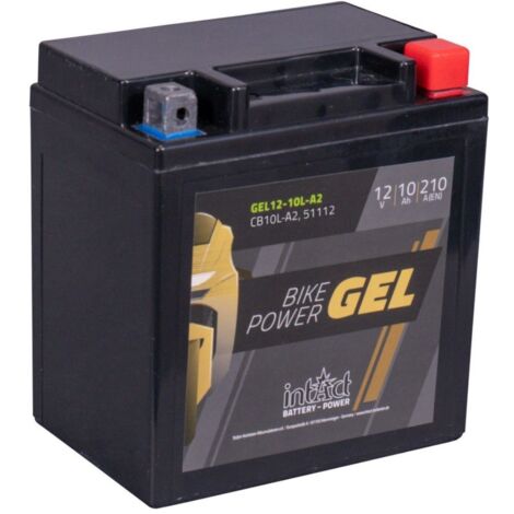 Batterie moto POWER Bike GEL YB10L-A2 12v 10ah 210A