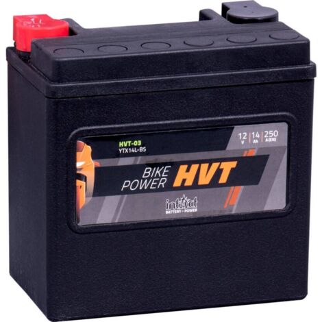 Batterie moto Power Bike AGM HVT-03 12v 14ah 250A Harley Davidson (1/4)