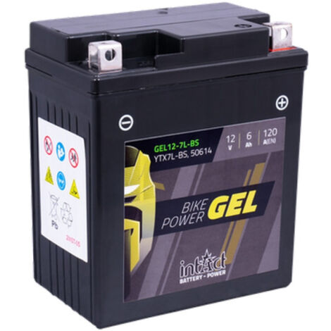 Batterie moto POWER Bike GEL YTX7L-BS 12v 6ah 120A