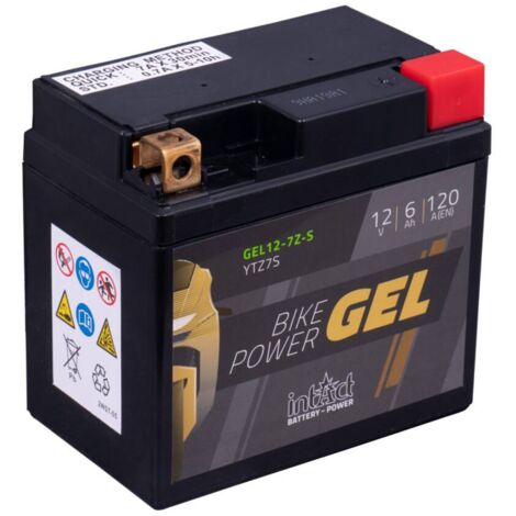 Batterie moto POWER Bike GEL YTZ7S 12v 6ah 120A