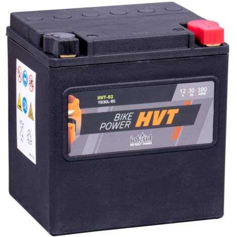 Batterie moto Power Bike AGM HVT-02 12v 30ah 380A Harley Davidson (1/4)