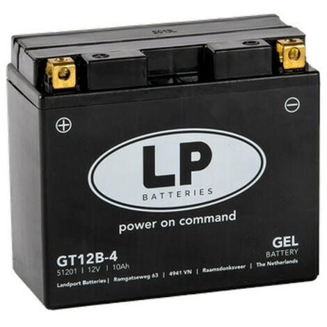 Batterie moto Landport LP GEL GT12B-4 YT12B-BS 12v 10ah 150A