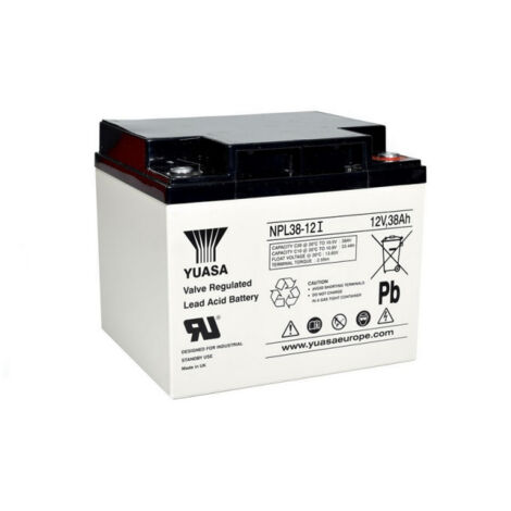 Batterie plomb étanche NPL38-12 Yuasa 12v 38ah