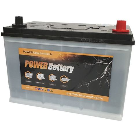 Batterie camping-car Gel à décharge lente POWERLIB