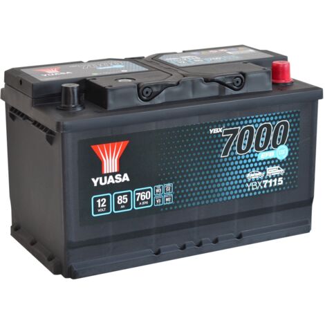 Batterie YUASA YBX7115 EFB 12V 85AH 760A L4D (1/3)