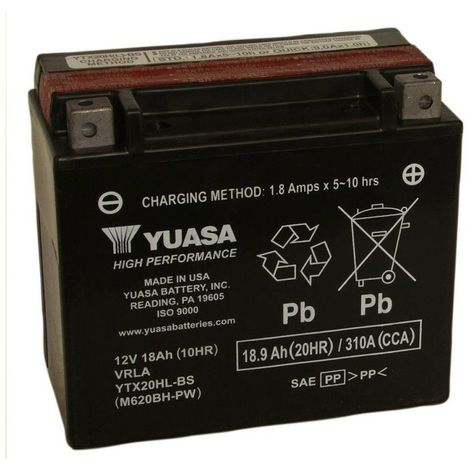 Batterie plomb YUASA 12V 95Ah 850A AGM Start&Stop YBX9019
