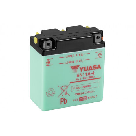 Batterie moto YUASA 6N11A-4 6V 11.6AH (1/3)