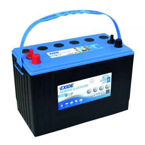 BATTERIE EXIDE AGM MARINE - LOISIRS G31 12V 100AH 720A 330X173X240 +G DOUBLE BORNES EP900