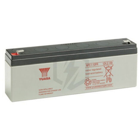 Batterie plomb étanche NP2.1-12FR Yuasa 12V 2.1ah (1/2)