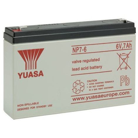 Batterie plomb étanche NP12-6 Yuasa 6V 12ah