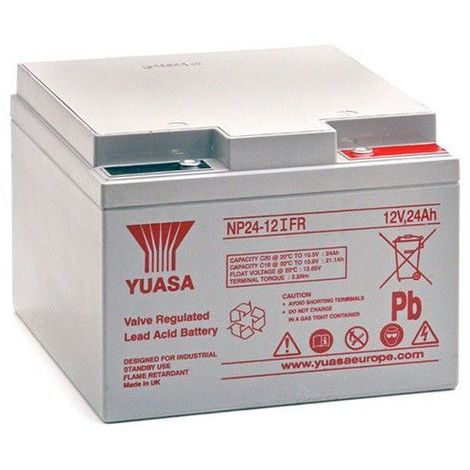 Batterie plomb étanche NP24-12FR Yuasa 12V 24ah