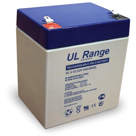 Batterie plomb étanche UL5-12 Ultracell 12v 5ah