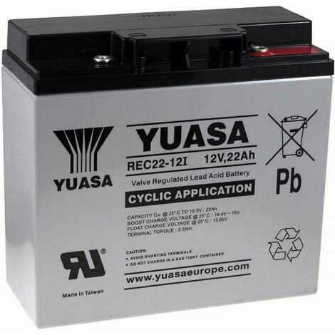 Yuasa Batterie 12v 17ah Au Plomb Rechargeable Etanche